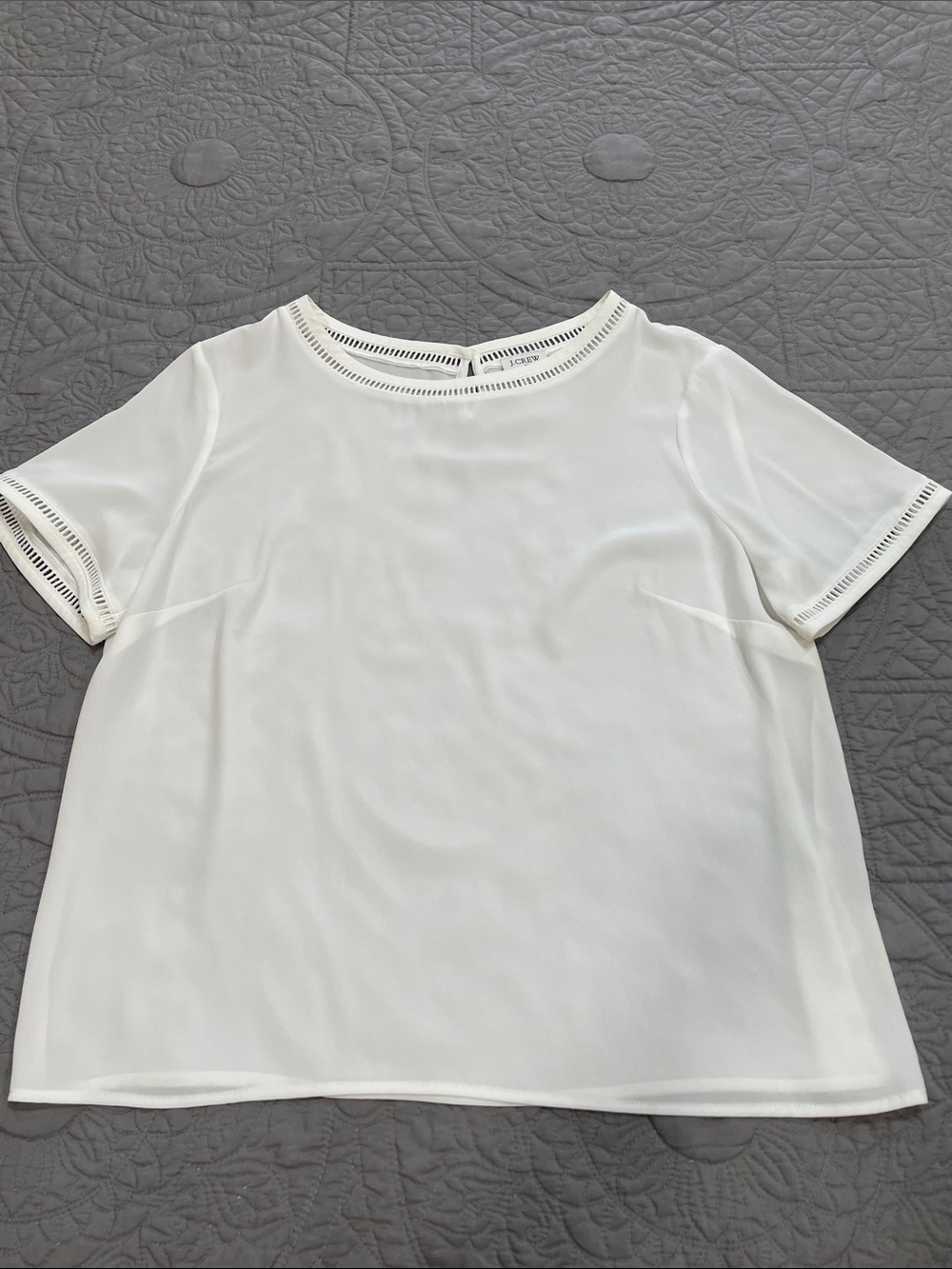 J. Crew White blouse M